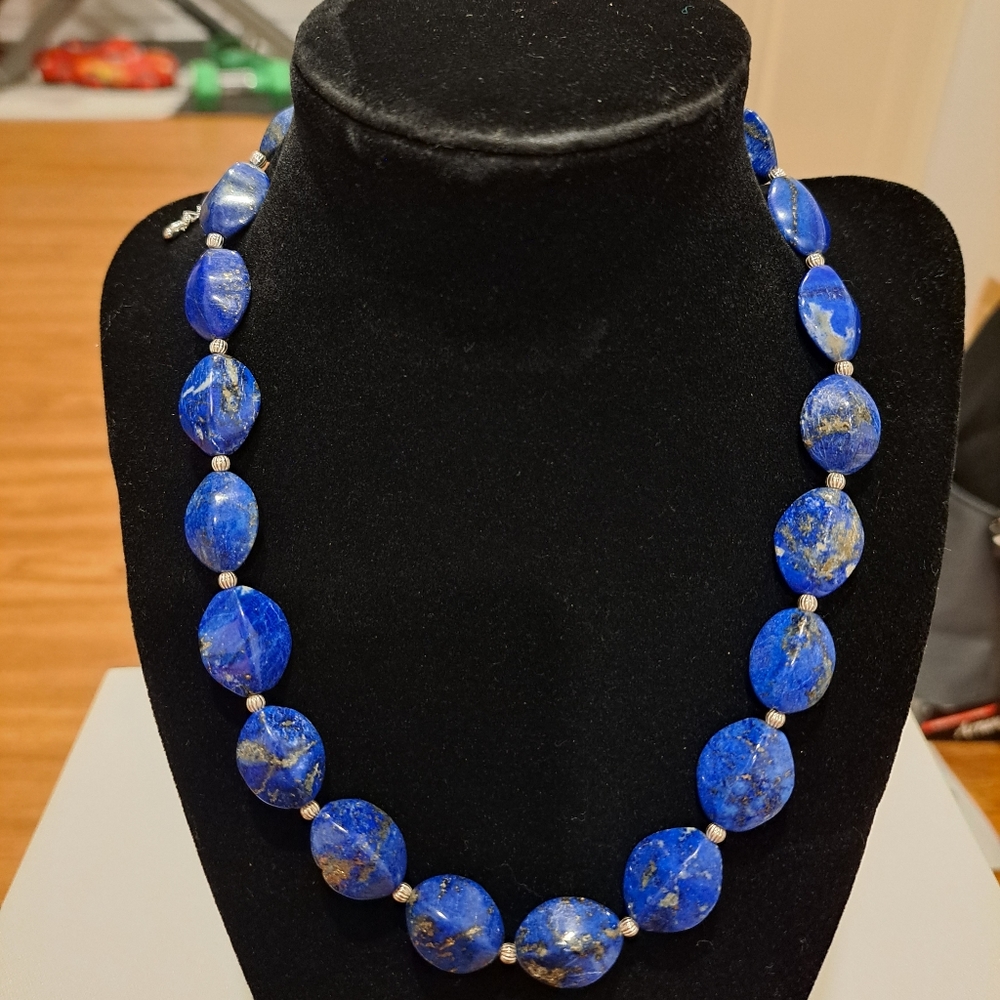 Handcrafted Lapis Lazuli Stone necklace